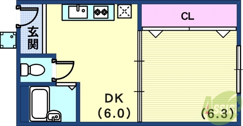 大星マンションの間取り