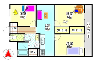 大建アーバンハイツの間取り