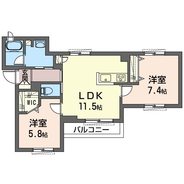 グリーンリーフIIの間取り