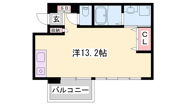 ラ・ベリーザ南今宿の間取り