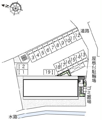 レオパレスルナボアールの駐車場