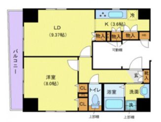 ガリシア日本橋水天宮IIの間取り