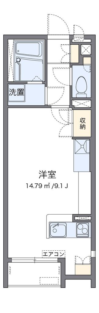 横浜市泉区中田南のアパートの間取り