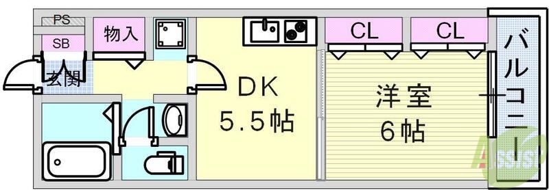 サンパーク岬の間取り