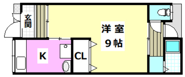 寿ハイツの間取り