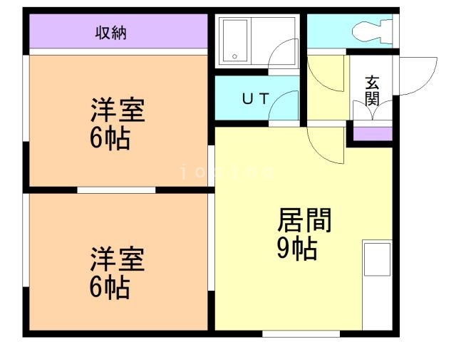 五稜マンションの間取り