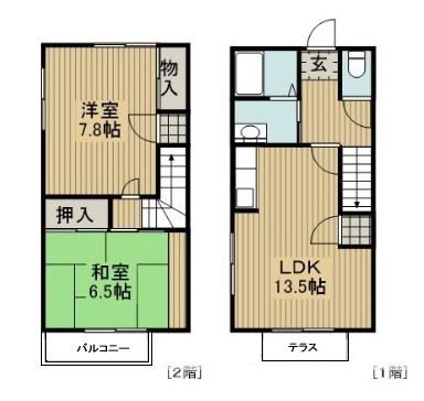 マノアールドゥ松葉の間取り