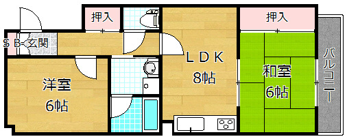 ＮＳマンションIIIの間取り