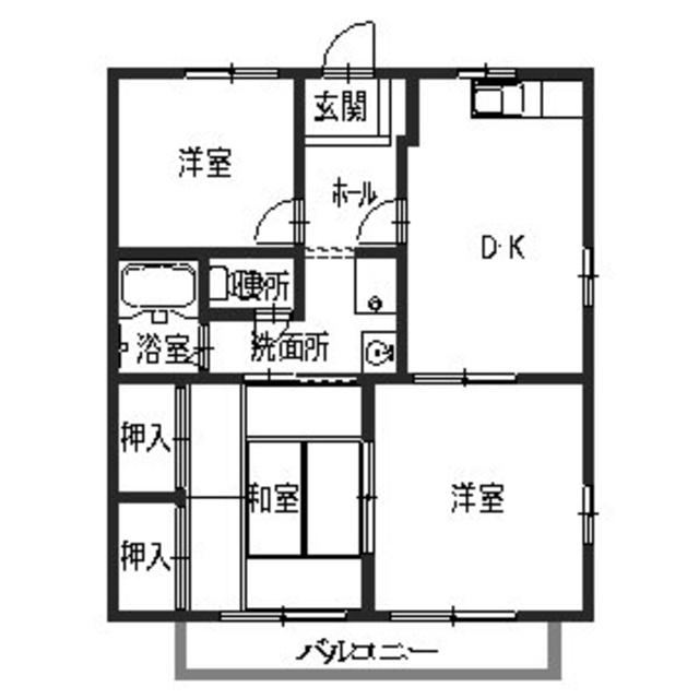 グランバード西野Iの間取り