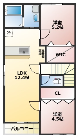 平松4世帯新築の間取り