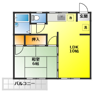 第一コーポ光の間取り