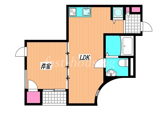 武蔵野市中町のマンションの間取り