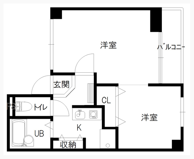 ＮＹマンションの間取り