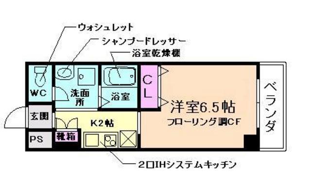 ロイヤルクイーンズパーク蛍池の間取り