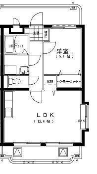 サンファースト福島の間取り