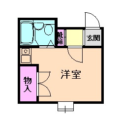 大阪市住吉区万代のマンションの間取り