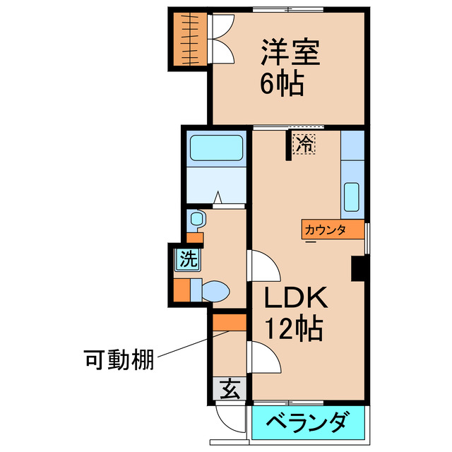 サンライクハイツの間取り