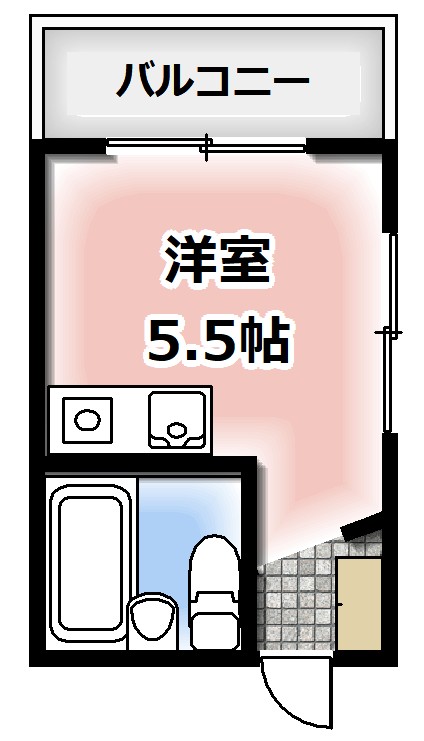 四條畷市砂のマンションの間取り