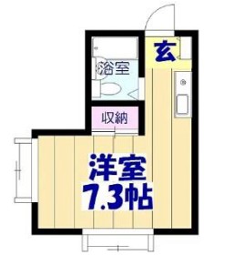 船橋市二宮のアパートの間取り