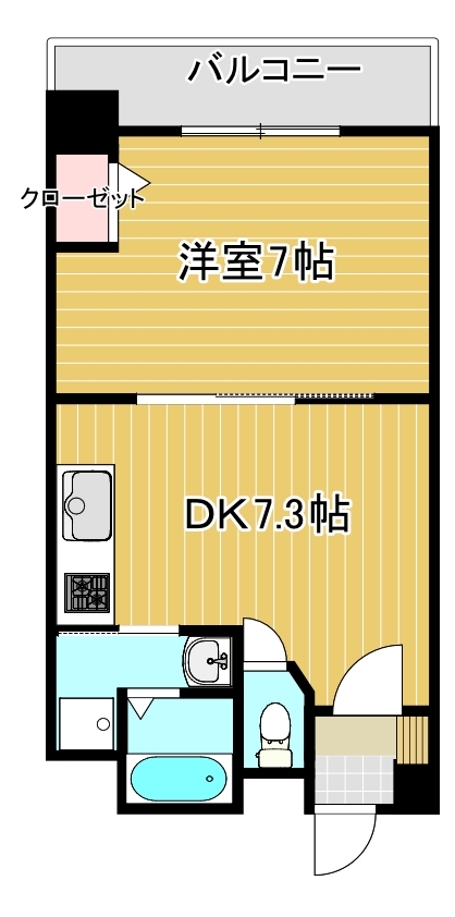 リバレインヒルズ城見の間取り