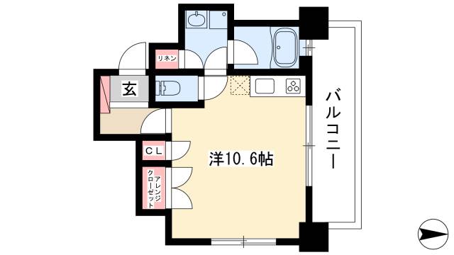 ヴィー・クオレタワー白鳥庭園の間取り