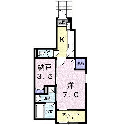 バーチェ志村の間取り