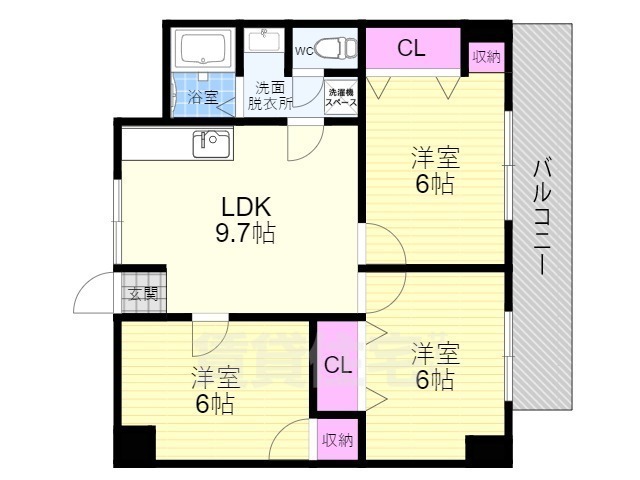 東和ハイツ本館の間取り