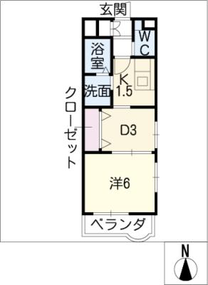 サンハピネスの間取り