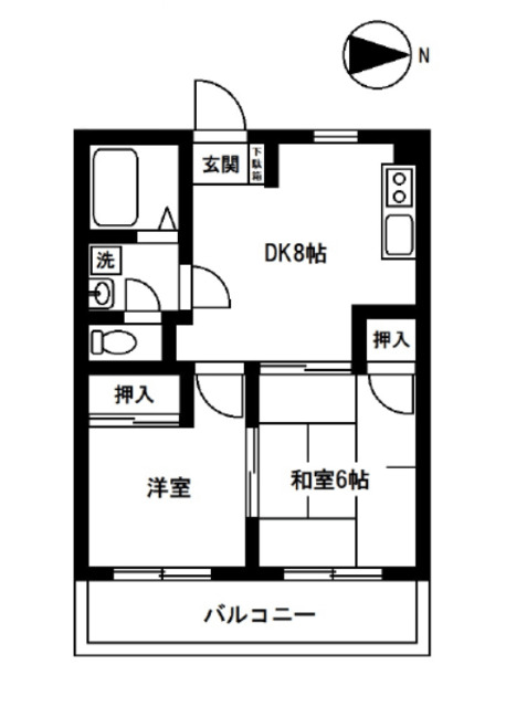 エステートイマイの間取り