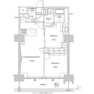 豊島区目白のマンションの間取り