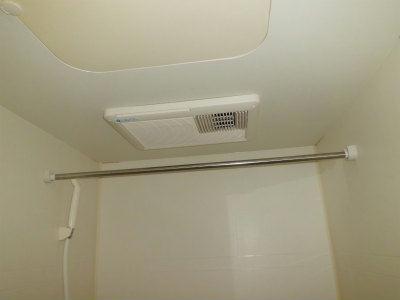 その他　浴室乾燥機。洗濯物を乾かせます。