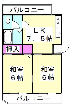 ユメッツ前上の間取り