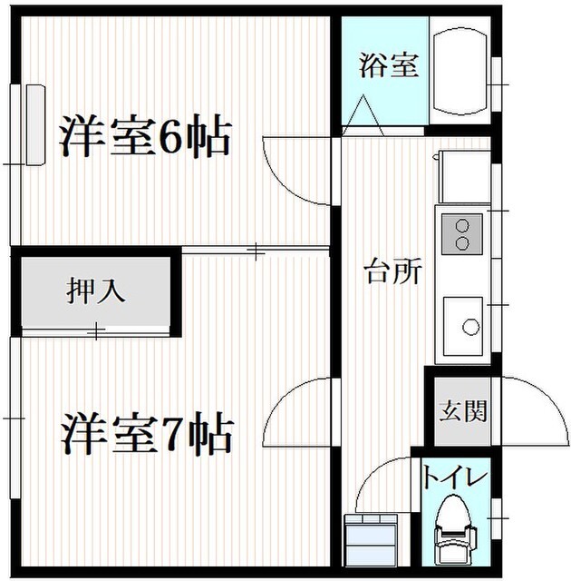 ボンヌール１０８の間取り