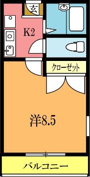 茨木市東太田のマンションの間取り