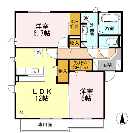 レジェンド青山　西棟の間取り