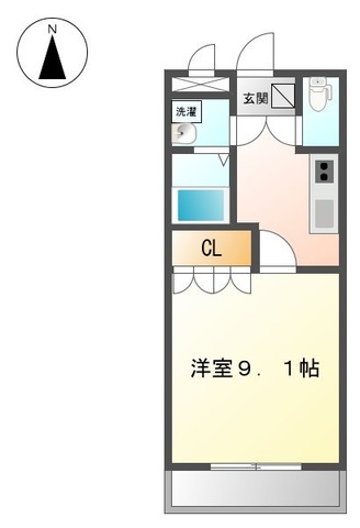 茨木市彩都あさぎのマンションの間取り