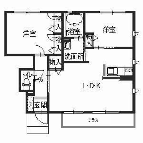 シャーメゾン今宿C棟の間取り