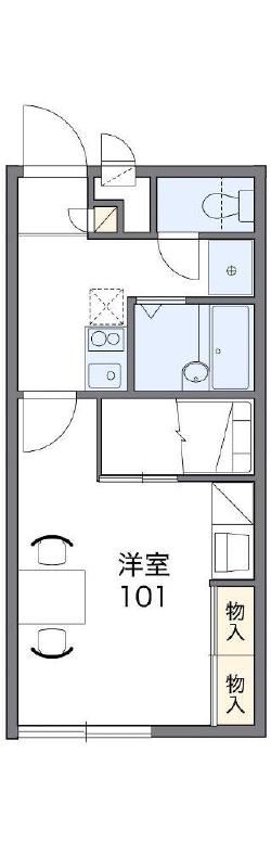 レオパレスアスターナの間取り