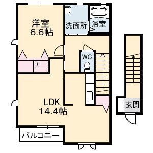 ブランシェＭ・Ｋの間取り