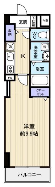 ジグゼ八千代村上の間取り