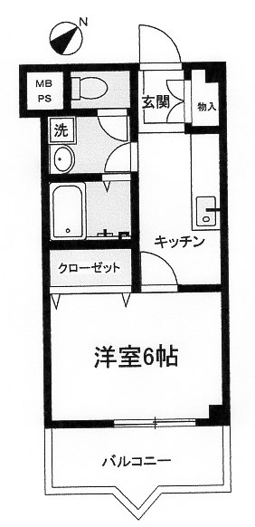 熱海市水口町のマンションの間取り