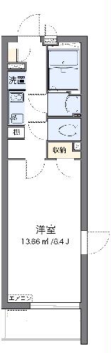 クレイノ八潮の間取り