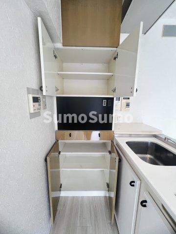 収納　大きなスペースがあり、収納には困りません