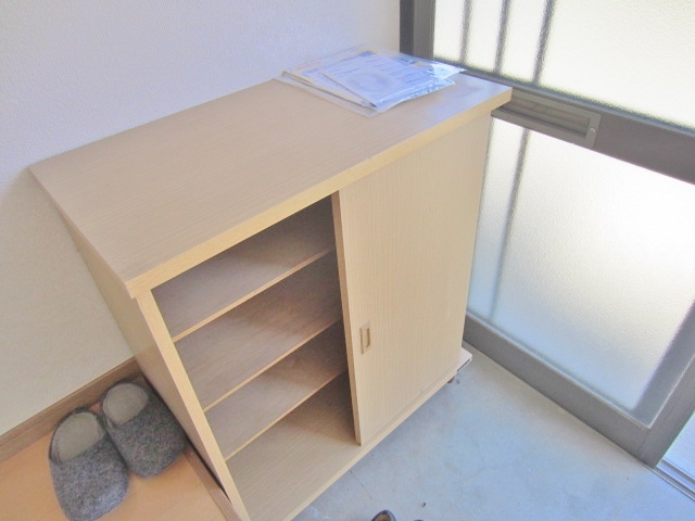 玄関　玄関のシューズボックスです★