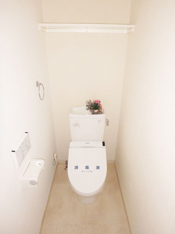 トイレ　温水洗浄便座つき！※備品は付きません（イメージ）