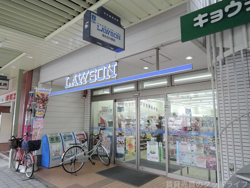 コンビニ　ローソン京都北郵便局前店（コンビニ）まで584m