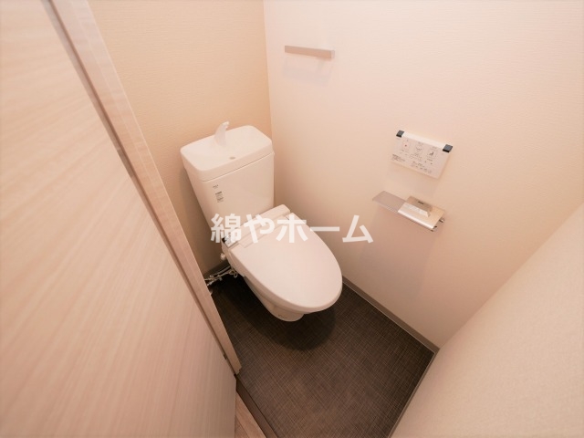 トイレ　ゆったりとした空間のトイレです