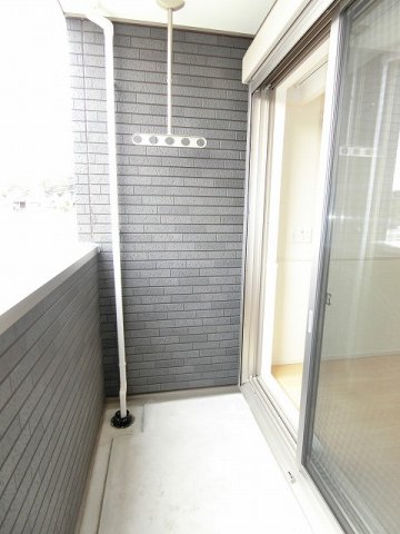 バルコニー　落ち着いた時間を過ごせるバルコニーです