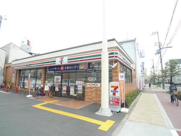 コンビニ　セブンイレブン大阪放出東店（コンビニ）まで206m