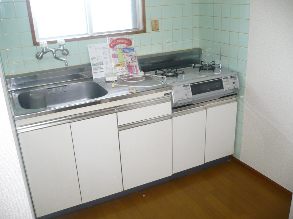 キッチン　☆二口ガスコンロ利用可能ですので、お料理ばっちりです☆